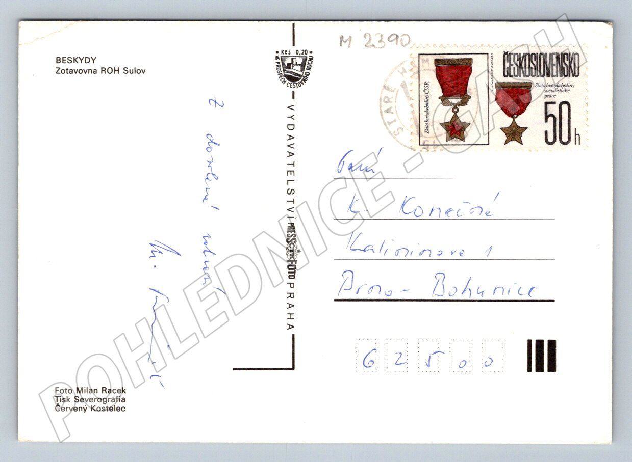 Pohlednice Beskydy ROH Sulov (M2390)