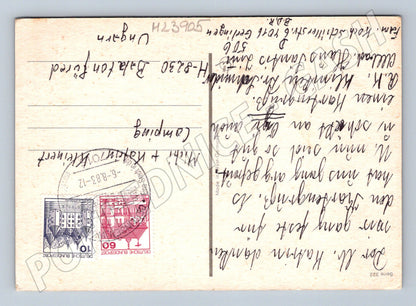 Pohlednice Maďarsko kůň s hříbětem 1983 (M23905)