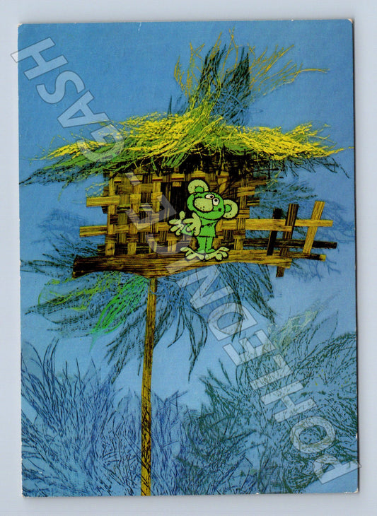 Pohlednice Rákosníček kresba Zdeňka Smetany 1990 (M23914)