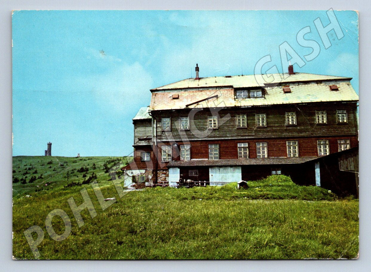 Pohlednice Králický Sněžník chata na vrcholu raz (M2392)