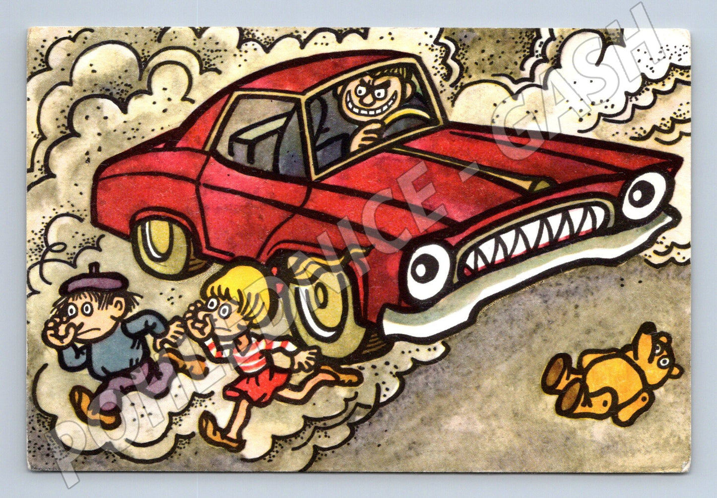 Pohlednice ekologická karikatura Neprakta (M23923)