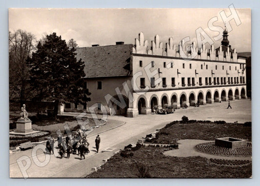 Pohlednice Nové Město nad Metují Husovo náměstí B Smetany (M2393)
