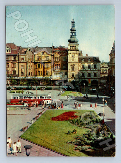 Pohlednice Ostrava Náměstí Lidových milicí 1964 (M23932)