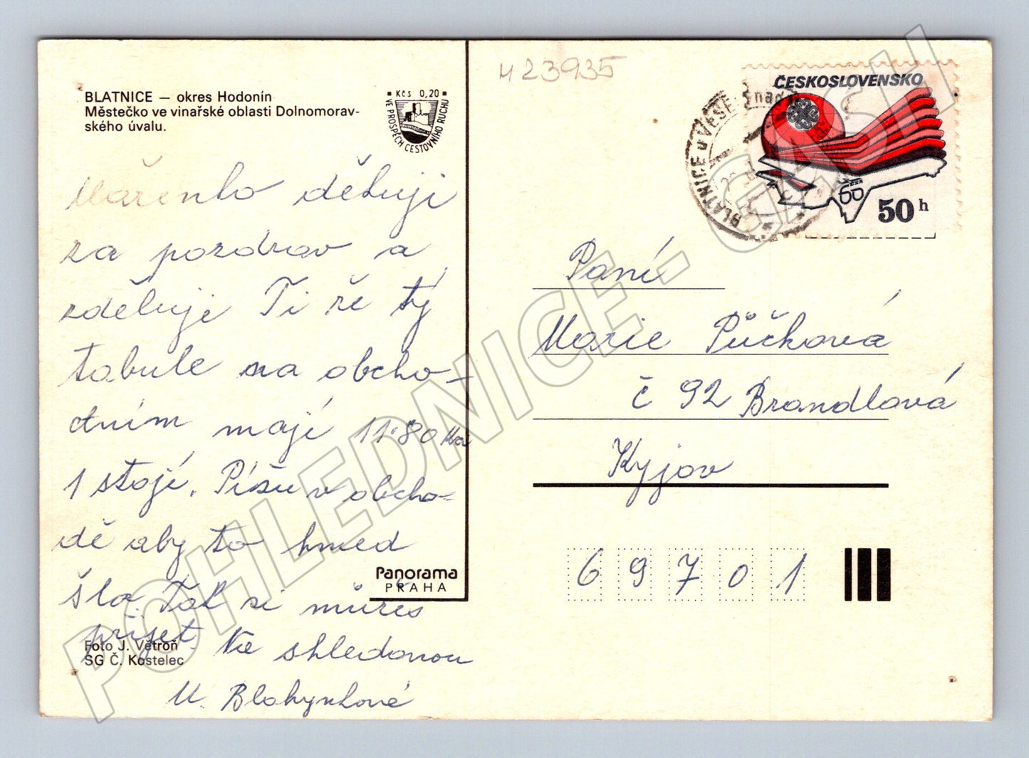 Pohlednice Blatnice více pohledů (M23935)