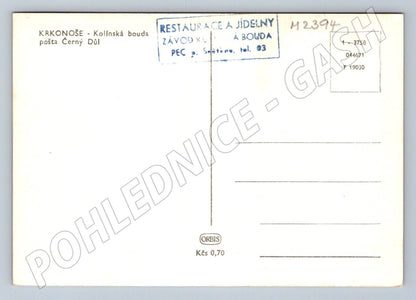 Pohlednice Krkonoše Kolínská bouda Černý Důl (M2394)