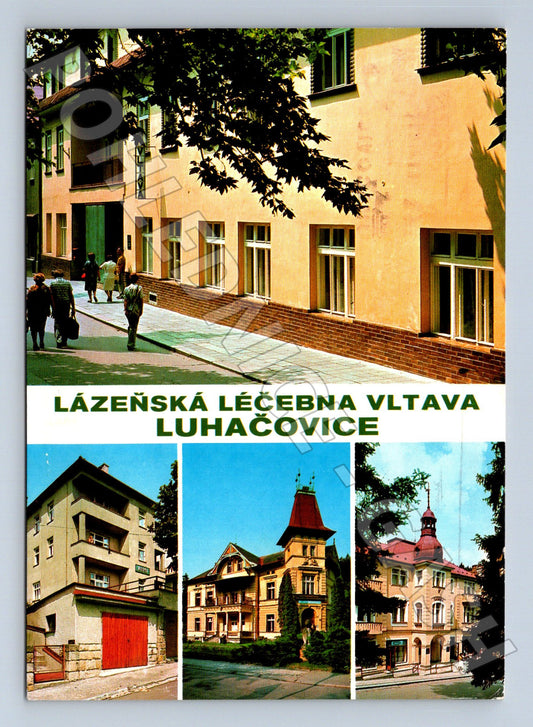 Pohlednice Luhačovice Lázeňská léčebna Vltava 1995 (M23943)