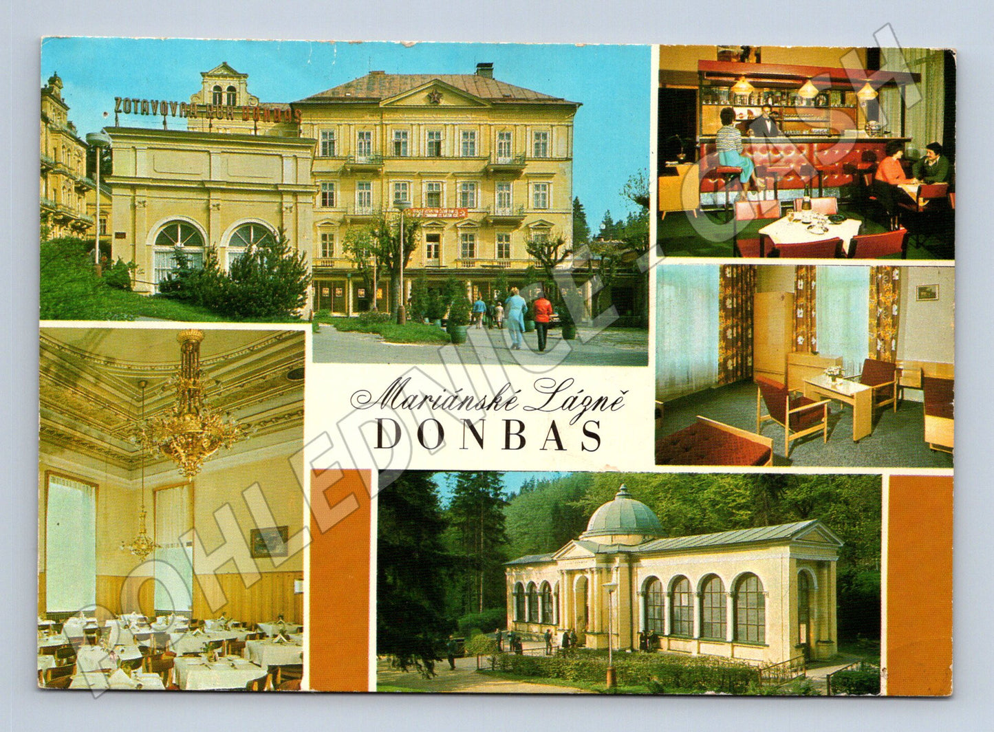Pohlednice Mariánské Lázně Donbas 1978 (M23945)