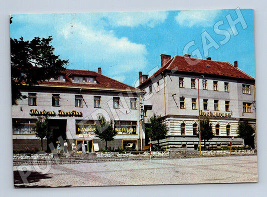 Pohlednice Uherský Brod Náměstí Míru 1972 (M23955)