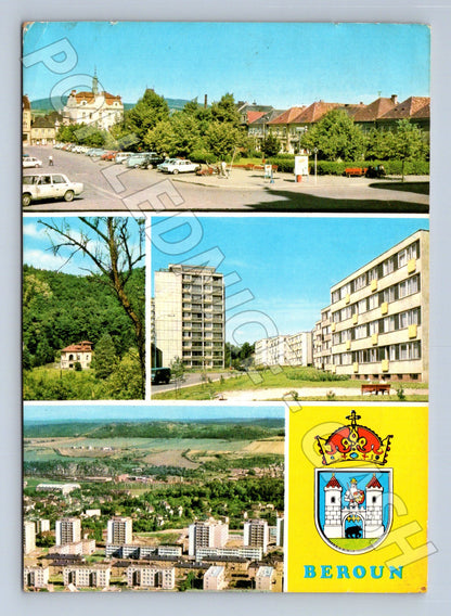 Pohlednice Beroun různé pohledy 1972 (M23964)