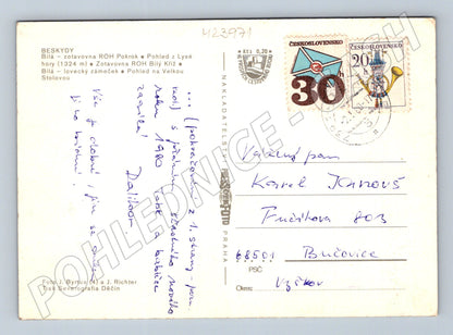 Pohlednice Beskydy zimní motiv 1980 (M23971)