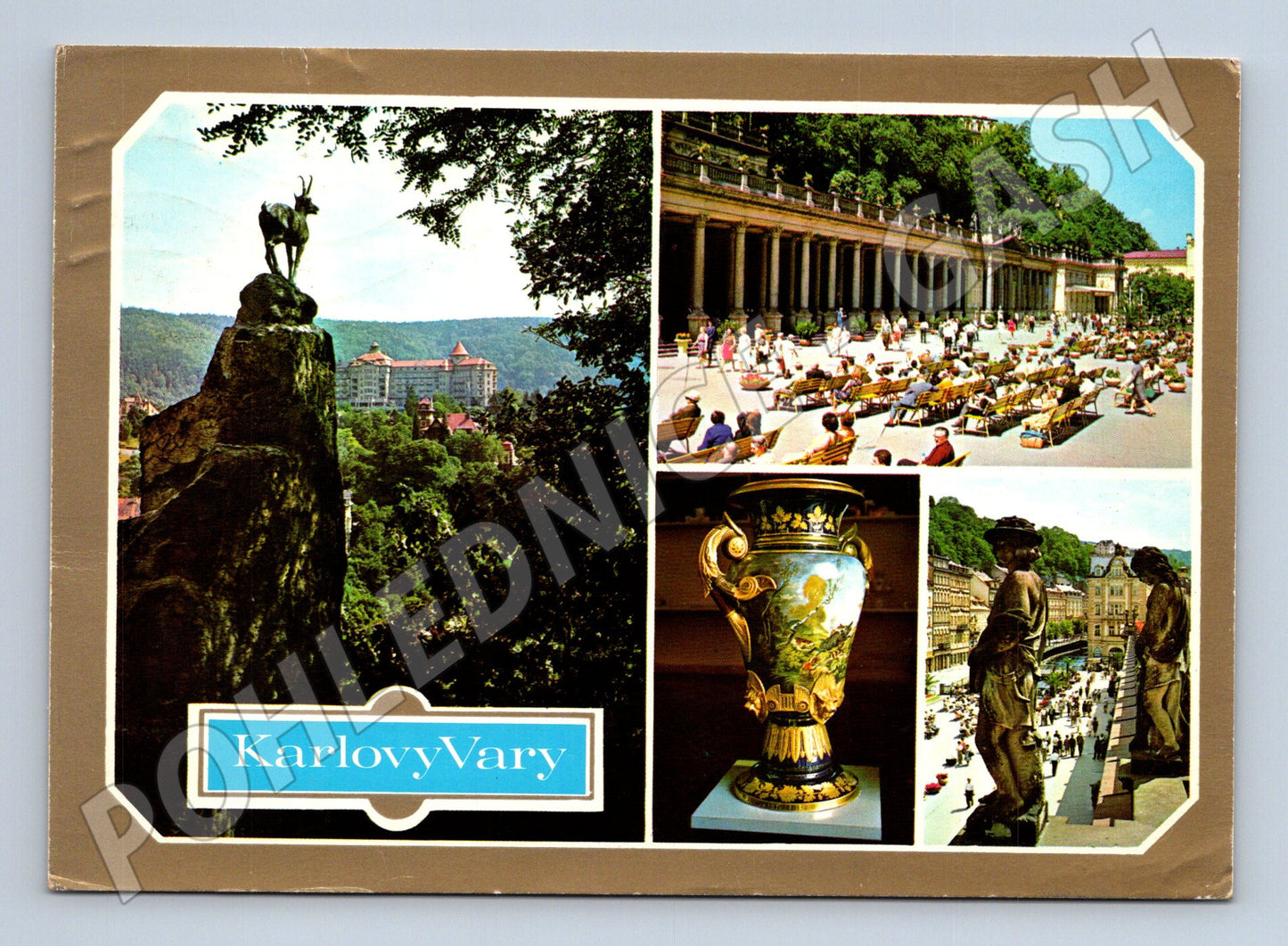Pohlednice Karlovy Vary mix záběrů 1986 (M23974)