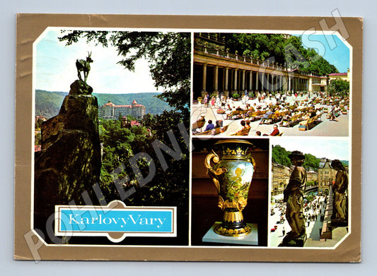 Pohlednice Karlovy Vary mix záběrů 1986 (M23974)