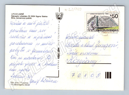Pohlednice Lipová Lázně Rekreační středisko ROH (M23980)