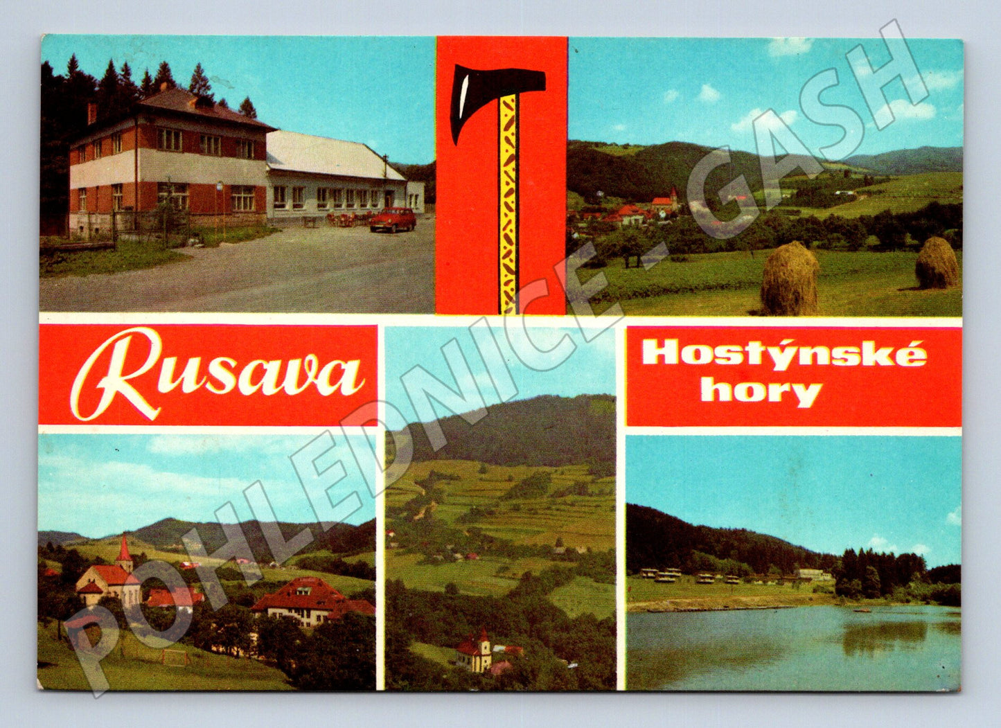 Pohlednice Rusava Hostýnské hory 1983 (M23984)