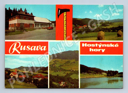 Pohlednice Rusava Hostýnské hory 1983 (M23984)