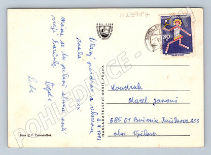 Pohlednice Rusava Hostýnské hory 1983 (M23984)