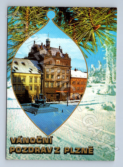 Pohlednice Plzeň Vánoční pozdrav 1981 (M23988)