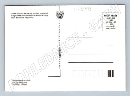 Pohlednice Plzeň vícepohled město 1989 (M23993)