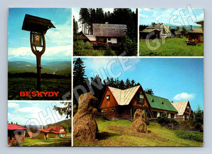 Pohlednice Beskydy chalupy a příroda (M23994)