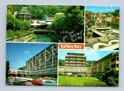 Pohlednice Karlovy Vary více motivů 1980 (M24009)