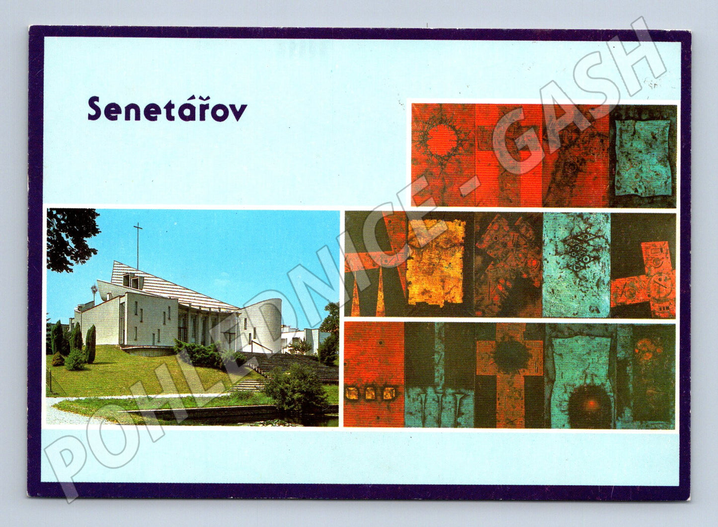 Pohlednice Senetářov Kaple sv. Josefa 1971 (M24014)