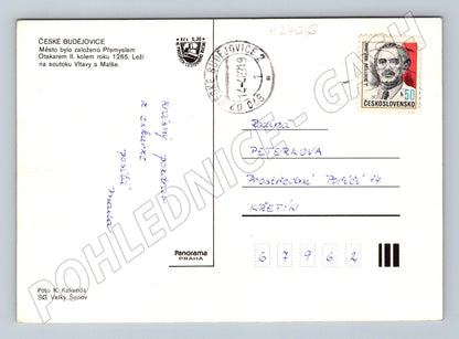 Pohlednice České Budějovice různé motivy 1969 (M24016)