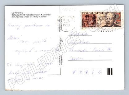 Pohlednice Luhačovice multiview 1993 (M24020)