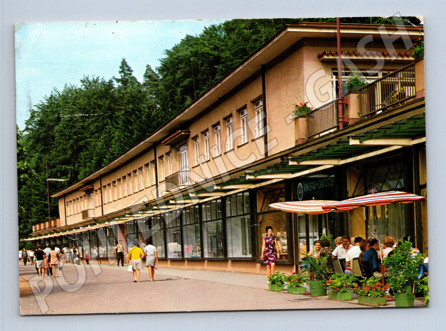 Pohlednice Luhačovice lázeňská promenáda 1981 (M24025)