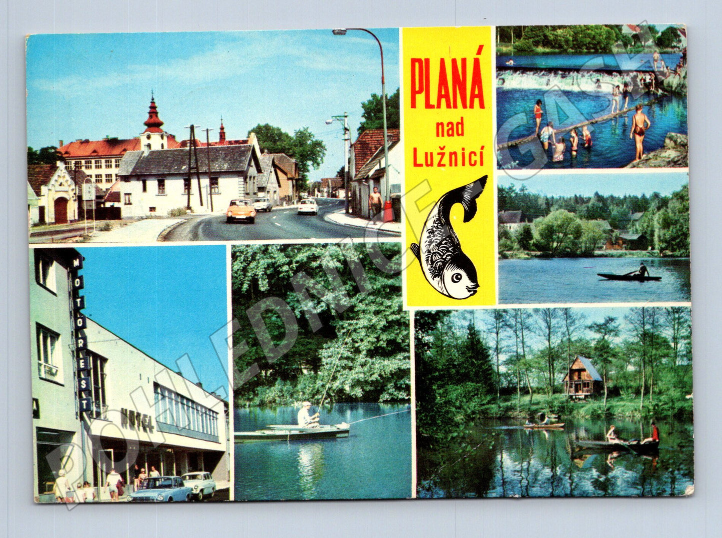 Pohlednice Planá nad Lužnicí koláž 1965 (M24034)
