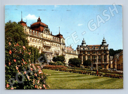 Pohlednice Mariánské Lázně Náměstí Klementa Gottwalda 1984 (M24035)