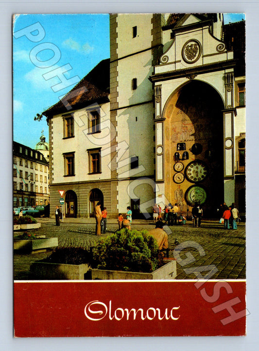 Pohlednice Olomouc radnice s orlojem 1980s (M24036)