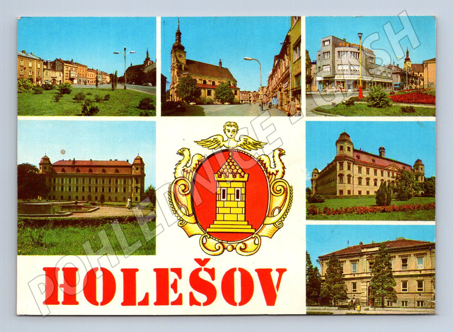 Pohlednice Holešov různé pohledy (M24041)