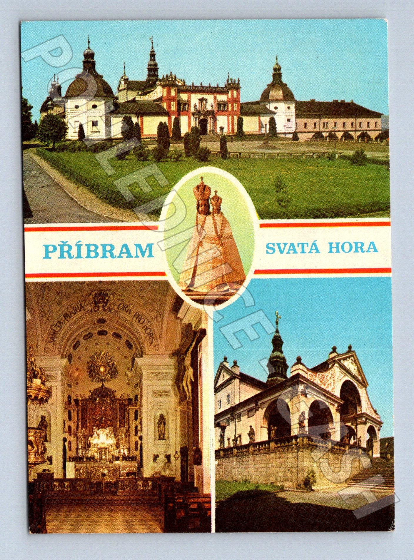 Pohlednice Příbram Svatá Hora (M24042)