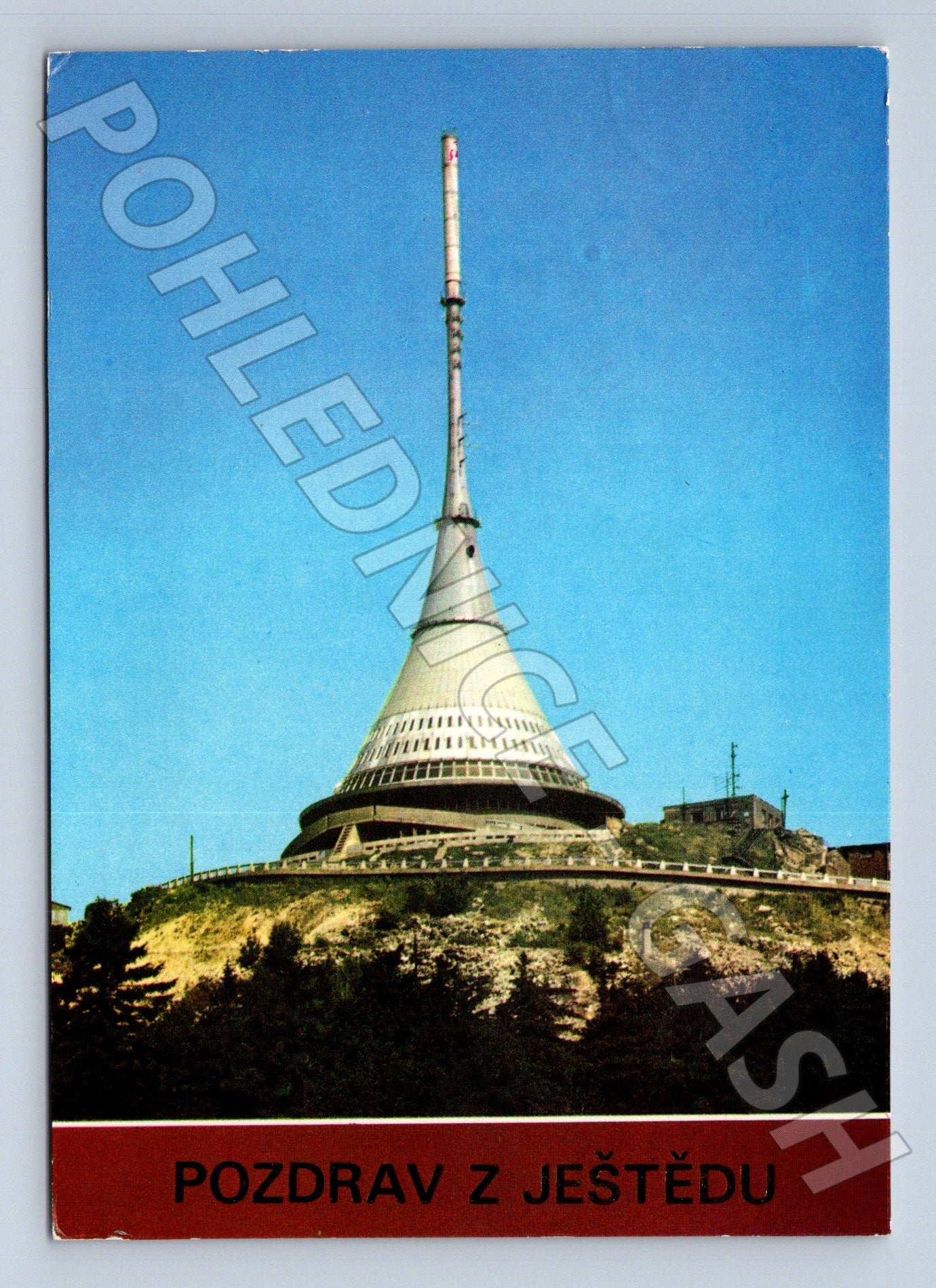 Pohlednice Liberec Ještěd věž (M24044)