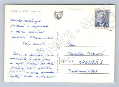 Pohlednice Liberec Ještěd věž (M24044)
