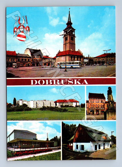 Pohlednice Dobruška koláž pohledů (M24048)