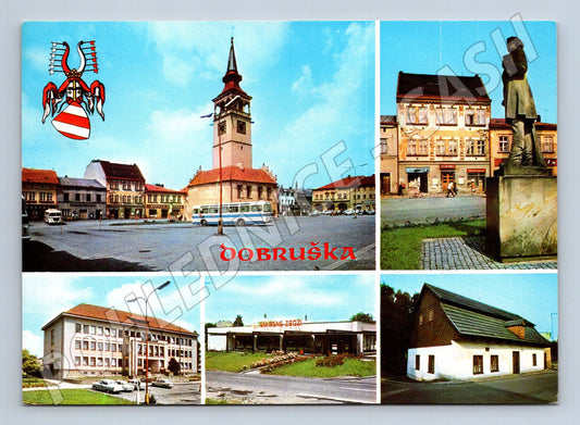 Pohlednice Dobruška více pohledů (M24049)