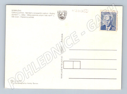 Pohlednice Dobruška koláž 60. léta (M24050)