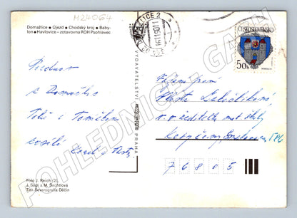 Pohlednice Chodsko Domažlice více záběrů 1981 (M24064)