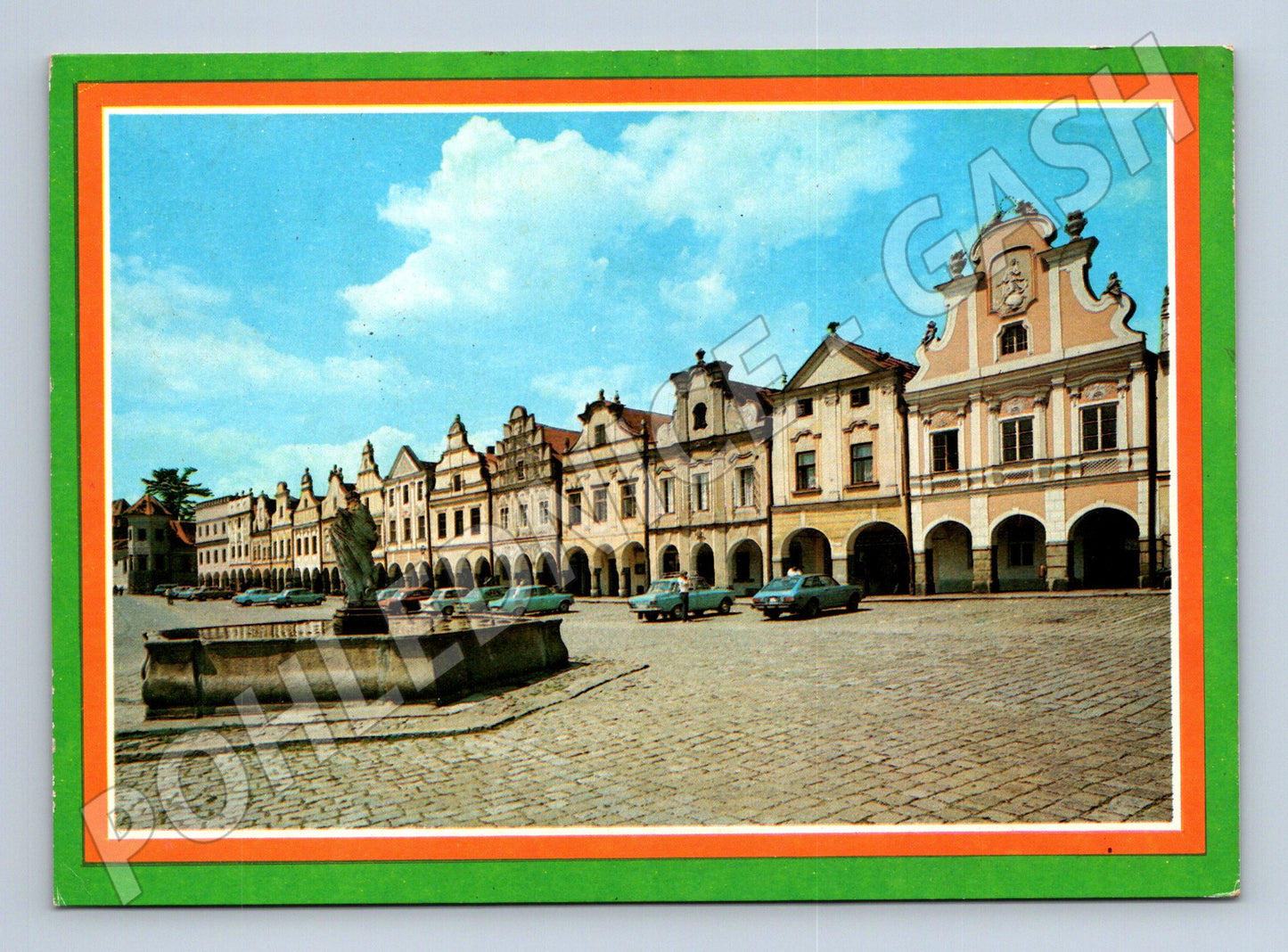 Pohlednice Telč náměstí Městská památková rezervace (M24065)