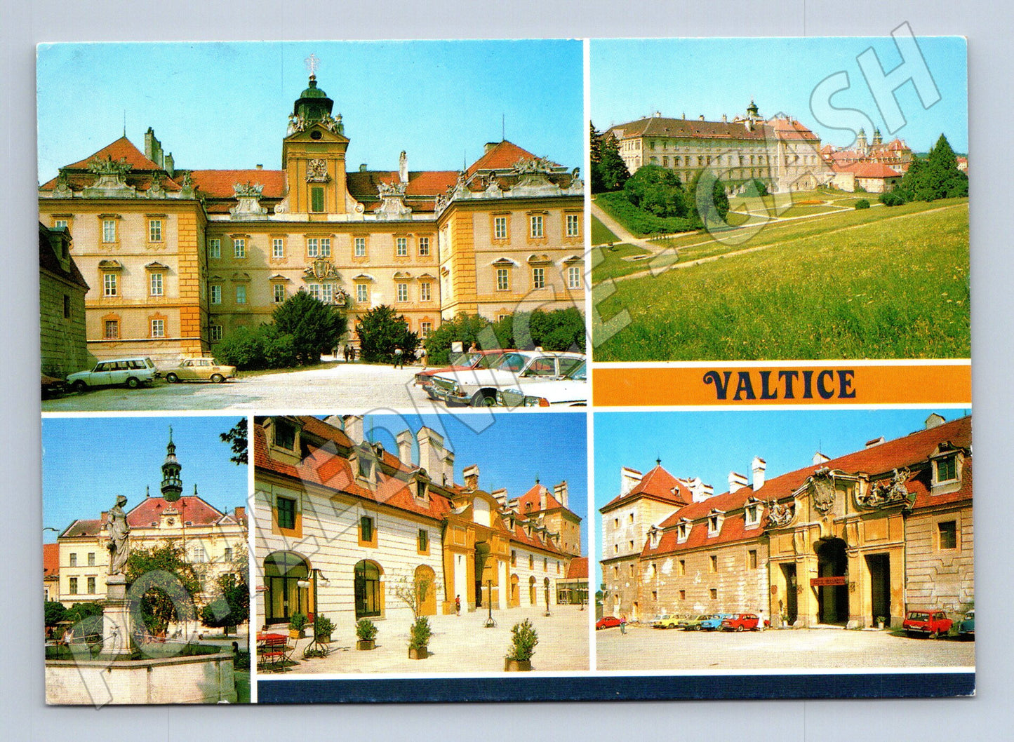 Pohlednice Valtice zámek 1988 (M24081)