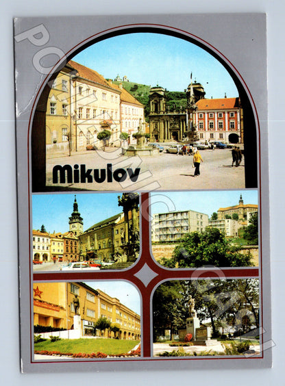 Pohlednice Mikulov koláž pohledů (M24088)