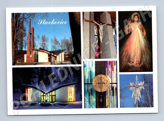 Pohlednice Slavkovice Poutní kostel 2008 (M24089)