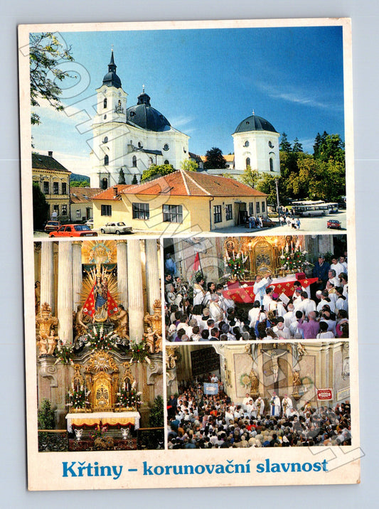 Pohlednice Křtiny Korunovační slavnost 1997 (M24093)