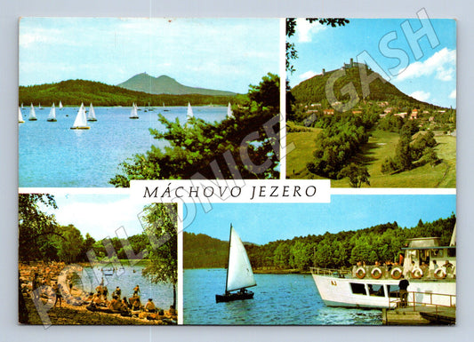 Pohlednice Máchovo jezero a Bezděz (M24094)