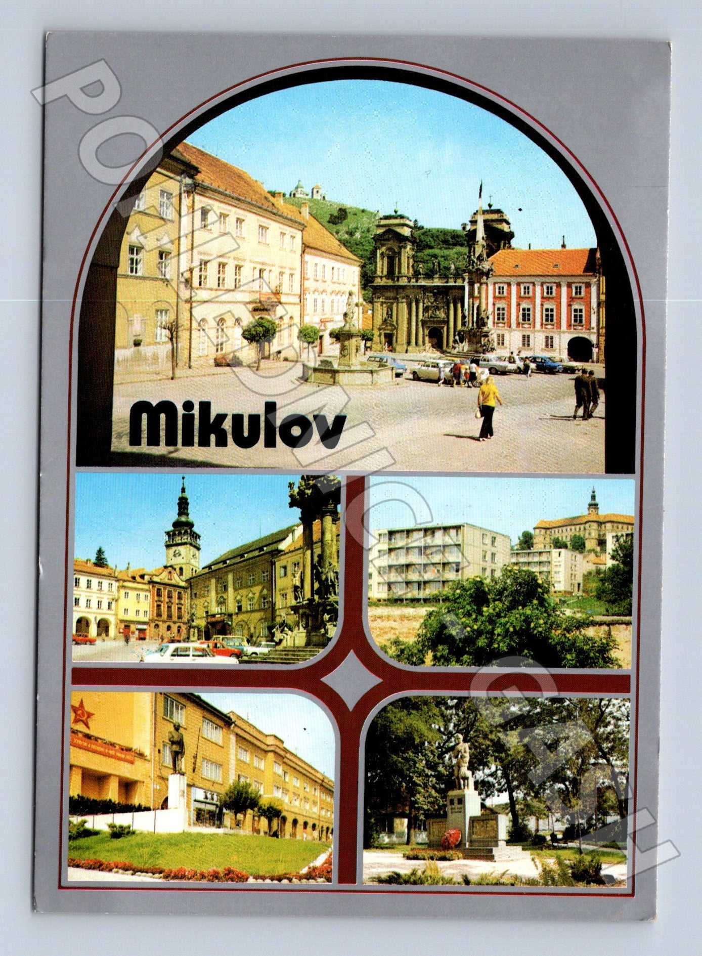 Pohlednice Mikulov pohledy 1980 (M24098)