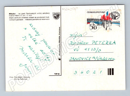 Pohlednice Mikulov pohledy 1980 (M24098)