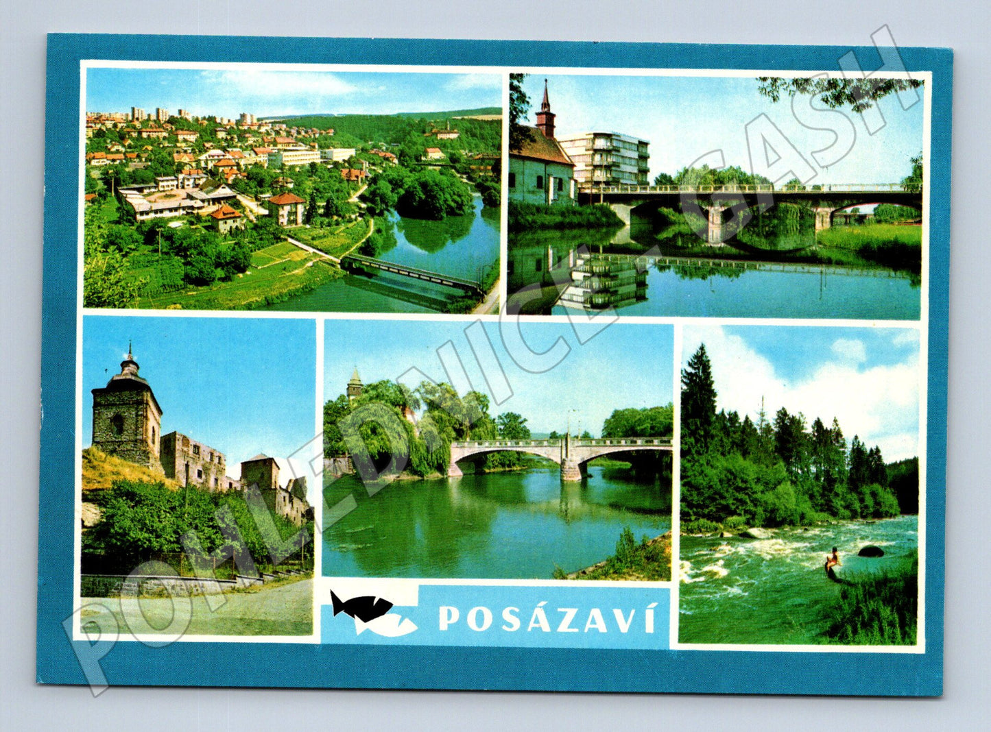 Pohlednice Posázaví různé pohledy (M24103)