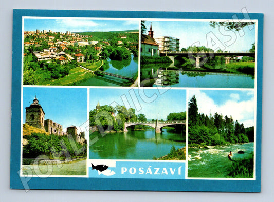 Pohlednice Posázaví různé pohledy (M24103)