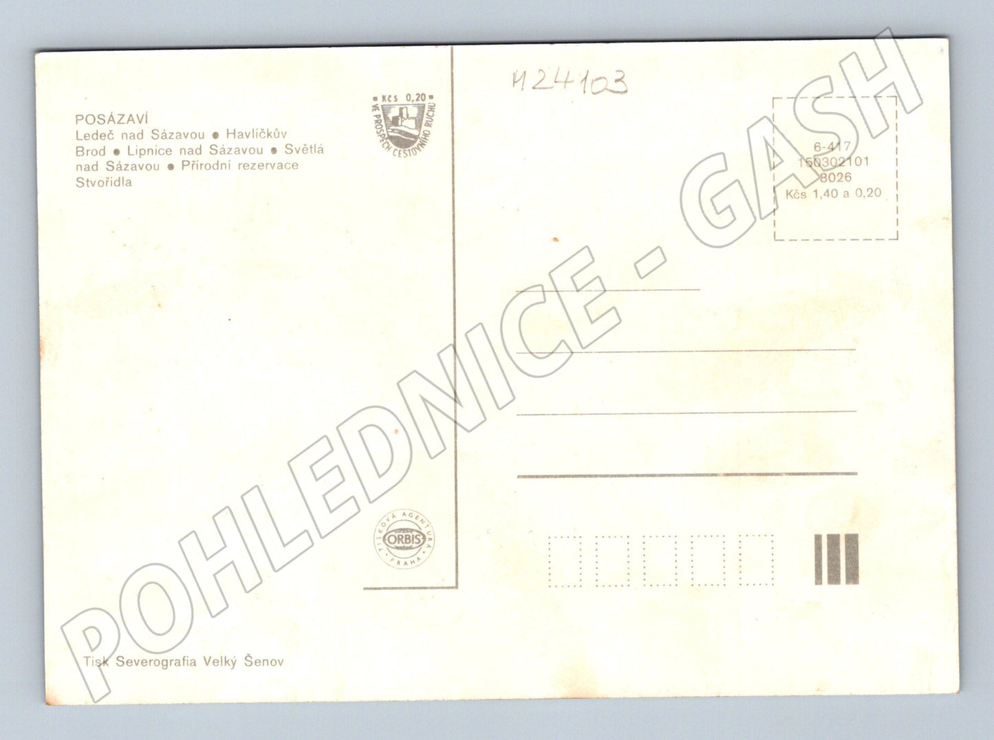 Pohlednice Posázaví různé pohledy (M24103)